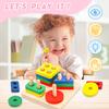 Montessori Toys for Toddlers – Sensory Learning Set for 3 Year Olds, Fine Motor Skill Practice