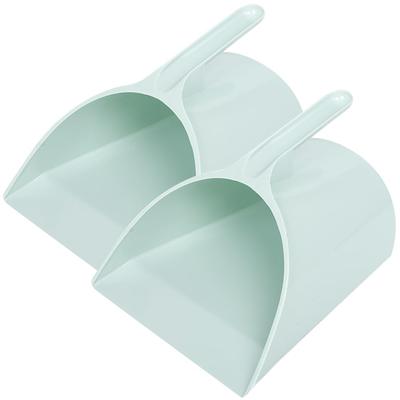 DOITOOL Household Freestanding Standing Plastic Handheld Kitchen Trash Hanging Trash For Kitchen Kitchen Standing Trash Set of 2 Dustpan, Dustpan,