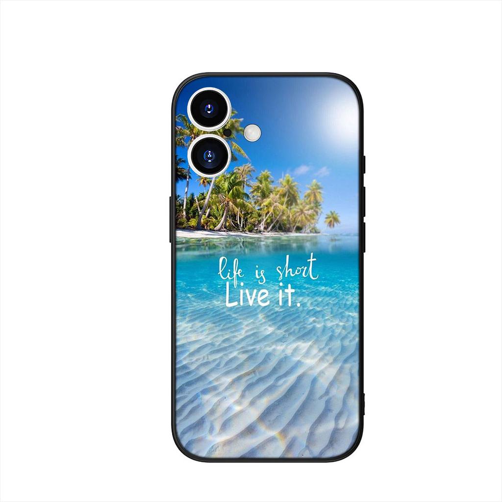 Mountain Sea Beach Travel Case for Motorola Moto G04 G13 G14 g45 G22 G23 G20 G32 G34 G35 G64 G82 G84 G53 G60 G72 E14 E15 E13
