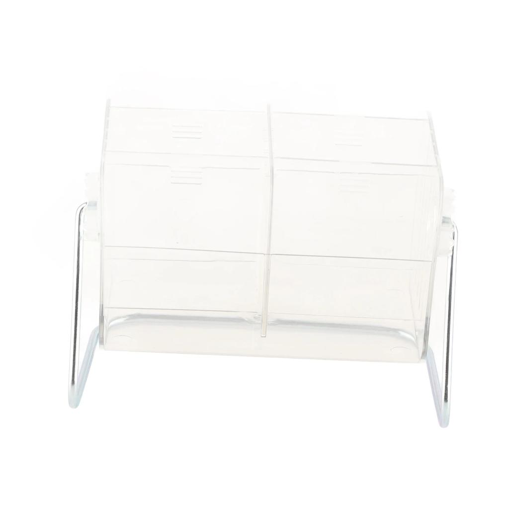 Clear Plastic Remote Control Holder Desk Organizer Transparent Mobile Phone Case Glasses Sundries Storage Box Multifunctional