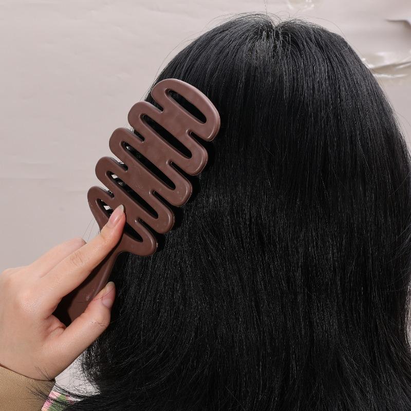 Anti Static Boar Bristle Hair Comb Hairbrush Paddle Hollow Hairdressing Massage Combs Salon Hair Brush Styling Makeup Tools