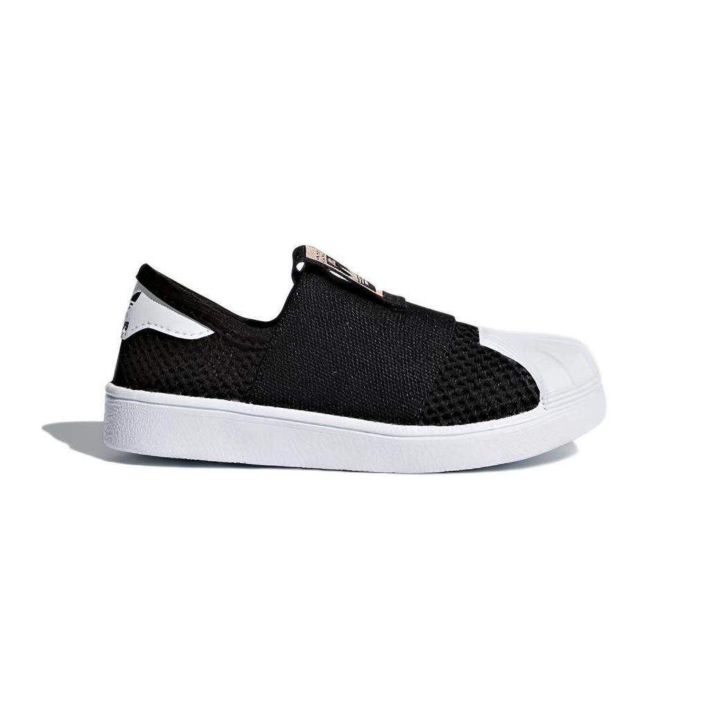 adidas Originals SUPERSTAR Smr 360 I Comfortable Breathable Low Top Skateboard Shoes Black Infant And Toddler DB0922