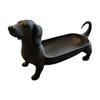 Decorative Sausage Dog Catchall Dish with Open Top Access, 3D Printed Storage Tray for Entryway, Desk, Dresser or Counter
