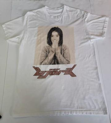 1990 Lizenz Bjork Sänger Weißes T-Shirt Größe S M L 2345XL MR402 Unisex T-Shirt