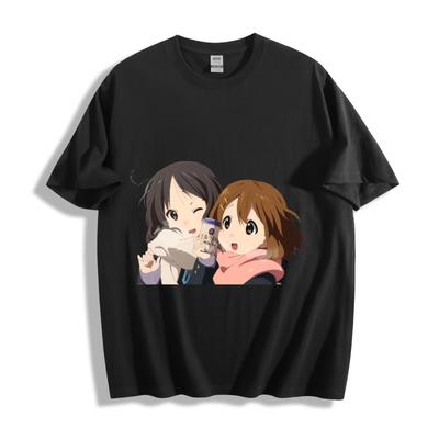 K-On! Mio Akiyama und Yui Hirasawa T-Shirt Herren Damen T-Shirts Oberteil - Charmantes Duo Design Unisex T-Shirt