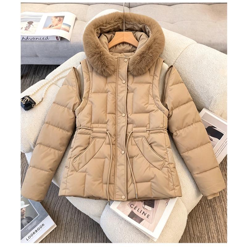TIFICY Moda donna casual autunno inverno tinta unita stampa maniche lunghe giacche e cappotti piumini