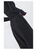 Retro Slimming Melange Wide-Leg Pants for Women - Autumn/Winter Collection