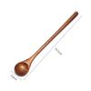 Long Handle Nanmu Wood Stirring Spoon Set (3-Pack)