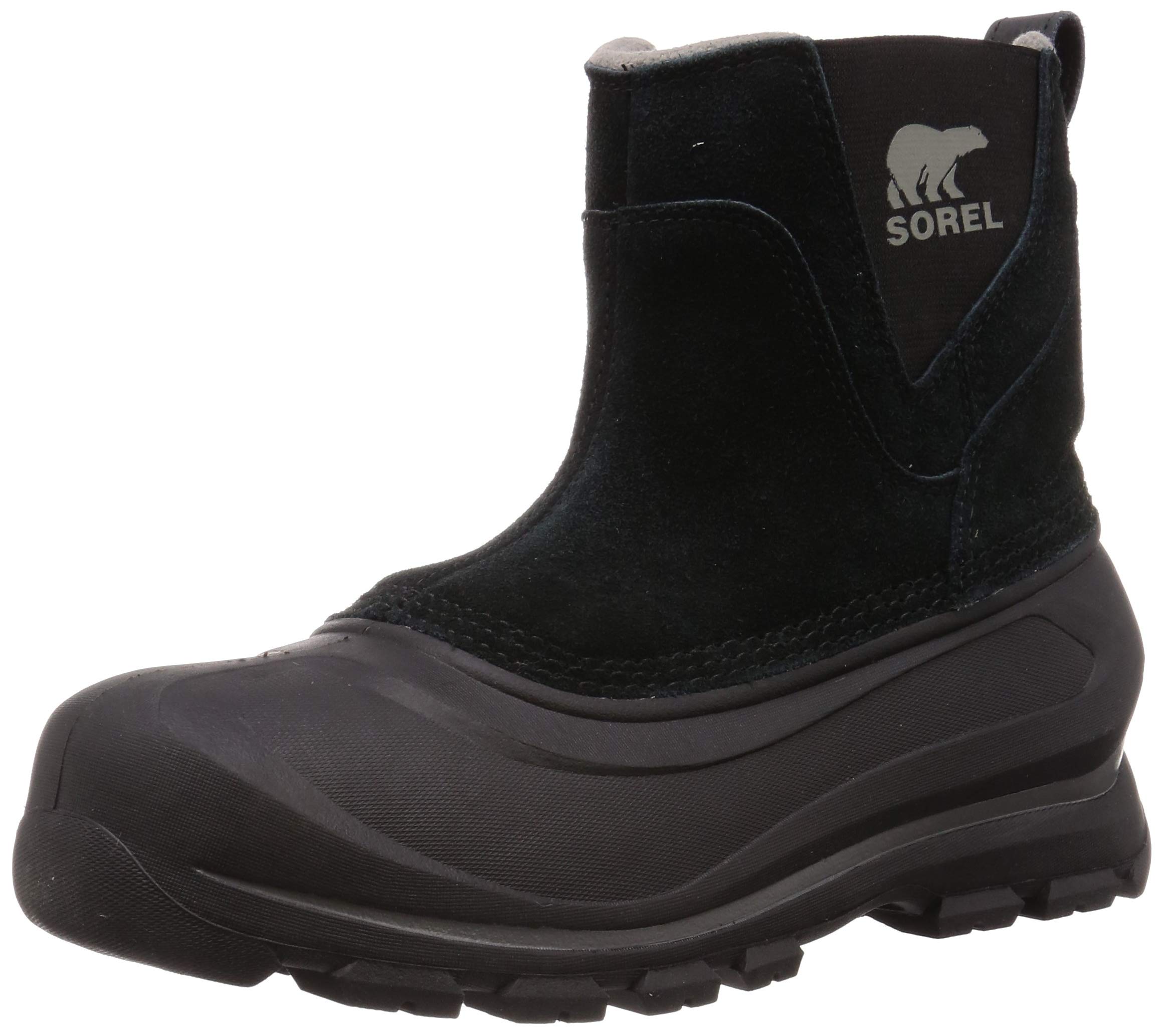 

Sorel Baxton NM2738 Snow Size Black Pull-On Men s Boots, 27cm, чёрный