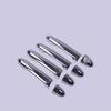 For Kia Rio Rio 5 2012 2013 2014 2015 2016 2017 New Pride New Chrome Car Door Handle Cover Trim Sticker Car Styling Accessories