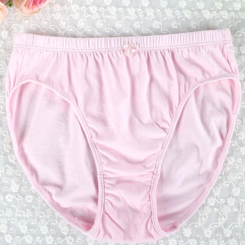 Deanfun Women's Plus Size Cotton Mid-Rise Briefs 3-Pack