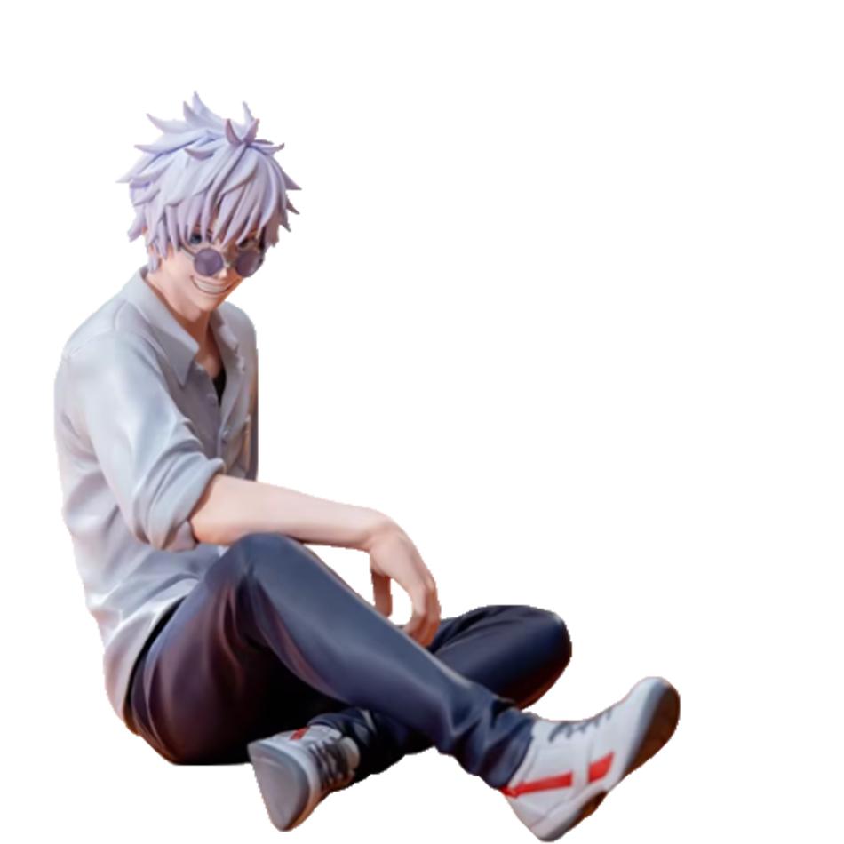 Geschenke Gojo Satoru Anime Jujutsu Kaisen Figur Geto Suguru Yumemirize Sitzende Position Sammlungsmodell Geschenk Spielzeug Actionfigur