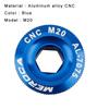 M18/M19/M20 Cranks Screw CNC Aluminum Alloy Crankset Arm Bolt Crankset Cover General Cycling Accessories