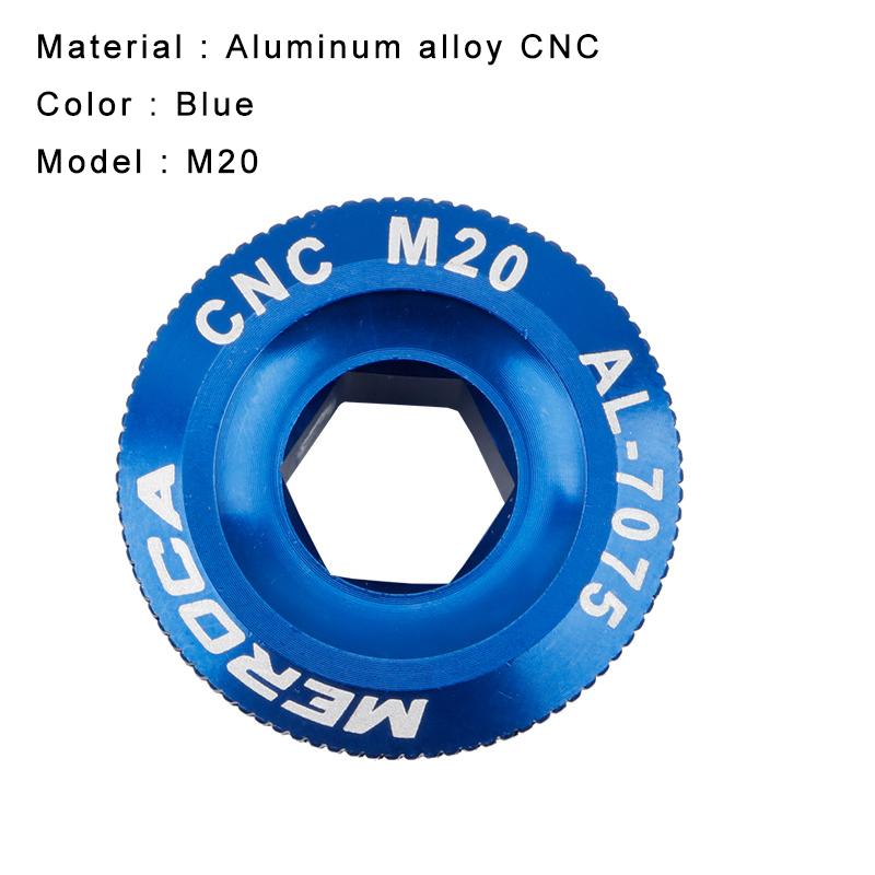 M18/M19/M20 Cranks Screw CNC Aluminum Alloy Crankset Arm Bolt Crankset Cover General Cycling Accessories