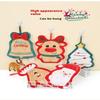 Cute Christmas Cleaning Towel Coral Velvet Hand Towel Snowman Bathroom Hanging Absorbent Dishcloth Soft Cleaning Cloth Rag