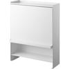 Tower, a Fully Assembled, Front-opening, Concealed Condiment Rack In White, Approximately 38cm W X 16.3cm D X 49.2cm H. Large Capacity, Perfe