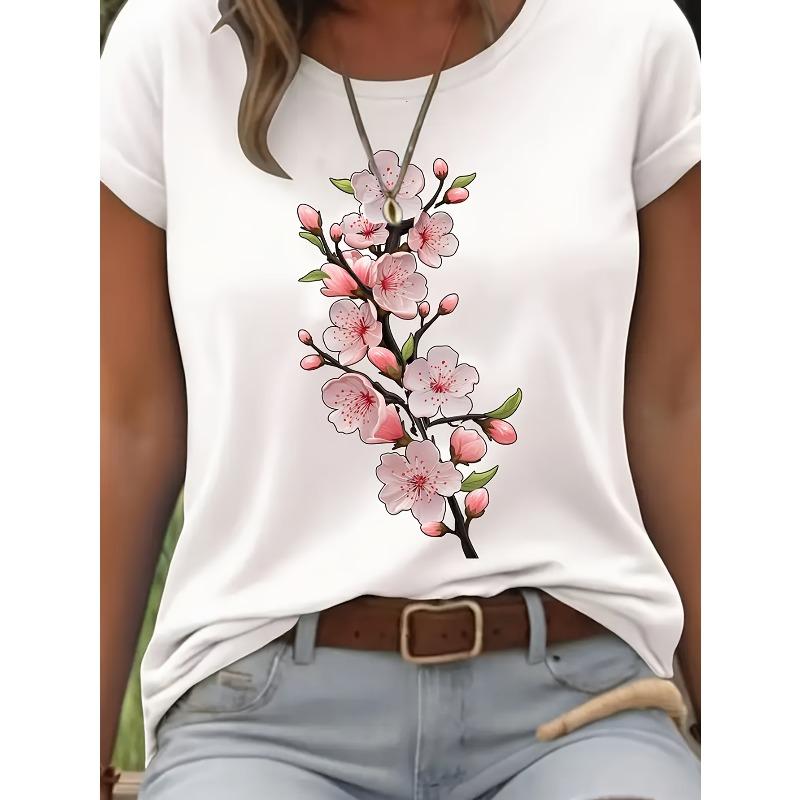 Женская модная круглая шея футболка европейского размера S белый