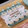 DIY Knödelformer 8-Fächer Presse Ravioli Teig Gebäck Kuchen Knödelformer Gyoza Form Formwerkzeug Einfache Umweltfreundliche Knödelform