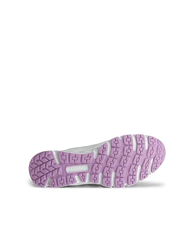 ECCO MULTI-VENT W Women's Genuine Leather Sneakers with GORE-TEX Waterproofing, 88028361097, White/White/Lavender Mist, Size 23.0 Cm, 3E