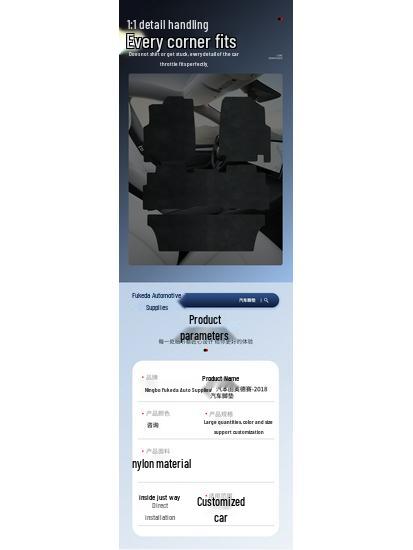 Odyssey-2018 Car Floor & Trunk Mats Set: Eco-friendly Nylon Car Accessories