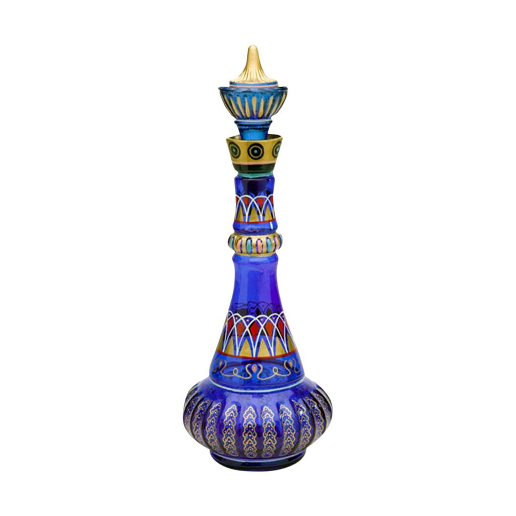 I Dream Of Jeannie Bottle od Della Second Season ZRCADLENÁ Fialová láhev!Dekorace láhve Pagoda Spirit