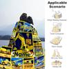 Excavator Enthusiasts Customize Your Name Blanket Multi-purpose Customizable Blanket Durable Comfort for Sofa Seaside Couch Bed Ideal for All Seasons