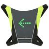 LED Turn Signal Bike Pack USB Rechargeable Reflective Backpack Attachment Clip with Remote Control LED Backpack with