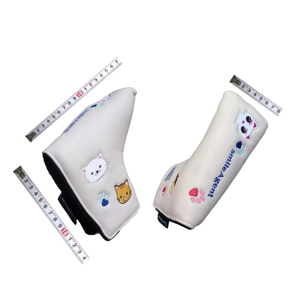 Smile Agent Putter Cover Cat Series Magnetic (White)