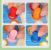 Montessori Color Sorting Pegs: Wooden Puzzle Game for Ages 2-3, Enhances Logical Thinking
