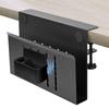 Clamp On Desk Shelf No Drill Hanging Laptop Mount with Pen Holder Laptop Desk Mount for Office Supplies & Studio Essentials