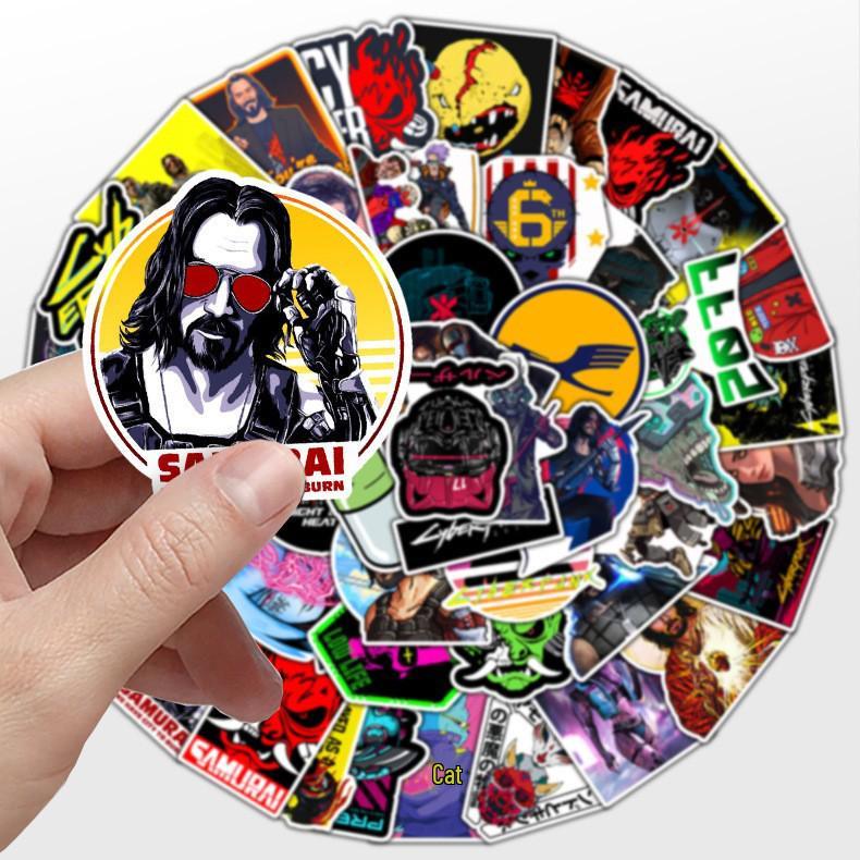 50/100 Graffiti Stickers for Scooter, Helmet, Computer, and Phone