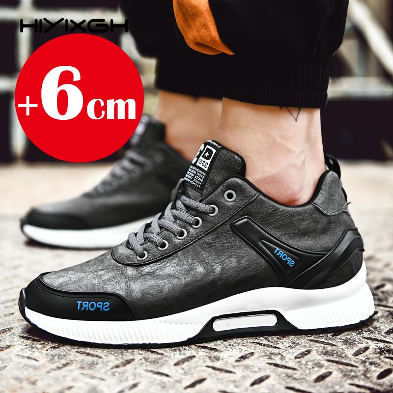 Zimní boty do výtahu Boty zvyšující výšku pro muže Tenisky Vysoké Zvyšující výšku Teplé Boty zvyšující výšku Vložka 6CM