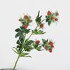 DIY Raspberry Artificial Plant Green Leaves Artificial Raspberry Branches  Desktop Ornament
