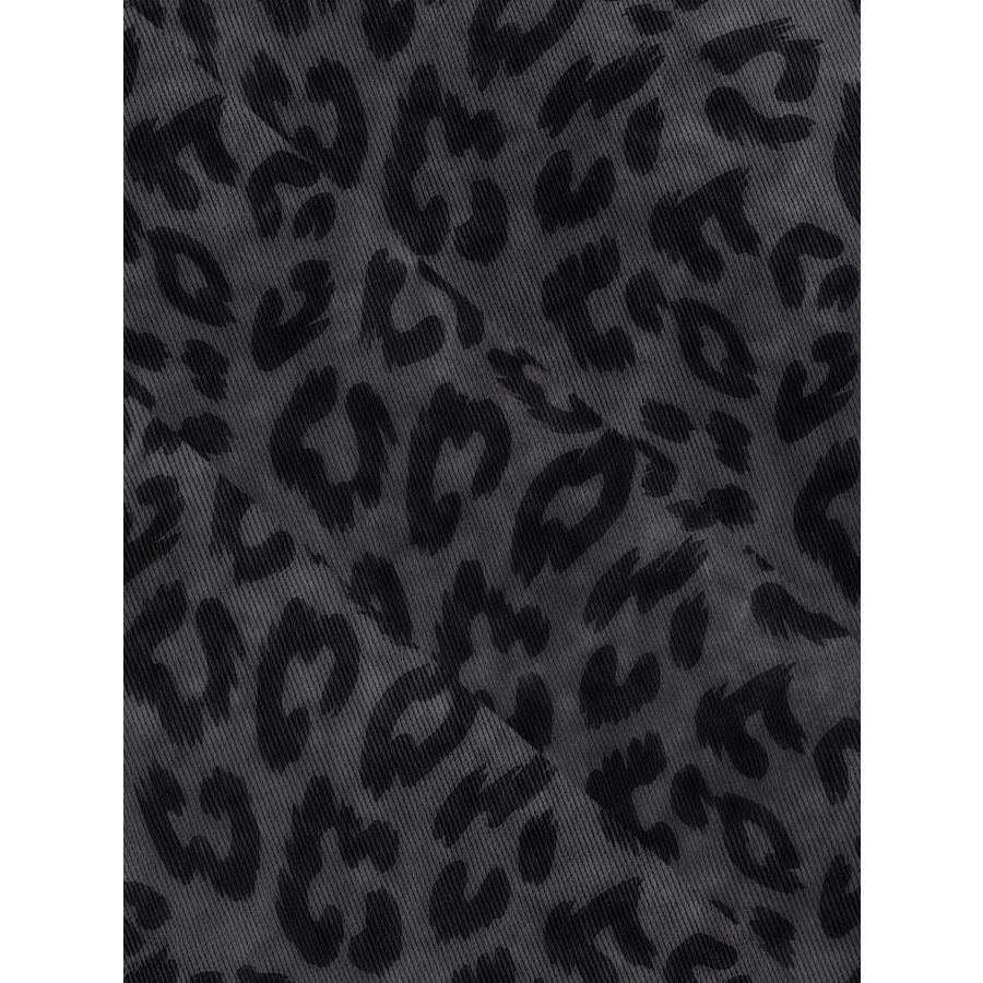Modă Europeană și Americană și Rochie Sexy cu Imprimeu Leopard pentru Femei Rochii Casual cu Mânecă Scurtă pentru Femei Haine Y2k pentru Doamne Topuri