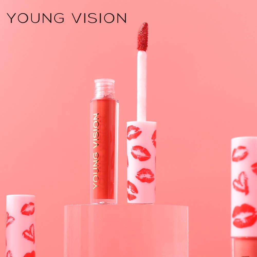 YOUNG VISION Einzelner Lipgloss in 12 Farben, optionaler flüssiger, matter Nebel, der lange hält und nicht leicht zu entfärben ist