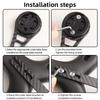 Carbon Fiber Computer Mount Holder Bicycle Bracket Stopwatch Speedometer Road Bike Compatible For Garmin Bryton