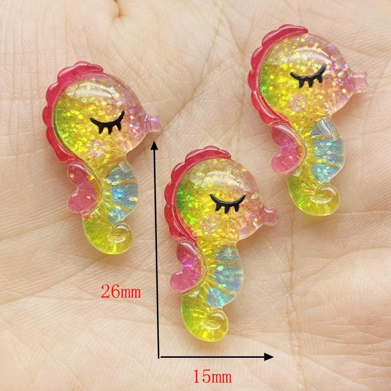 10/20Pcs Cute Resin Mini Shining Ocean Series Flat Back Cabochons Scrapbooking DIY Jewelry Craft Decoration Accessories F72