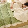 Coperta Plaid in Pile Soffice Inverno Coperte Ispessite Copripiumino Double Face Copridivano Letto Morbido Caldo Plaid Copriletto Camera da Letto