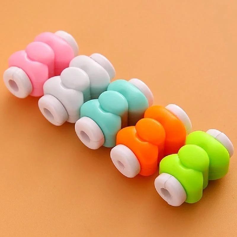 New 1pcs New Silicone Digital Cable Protector Cord Protecotor Protective Sleeves Cable Winder Cover (Color: Multicolor)