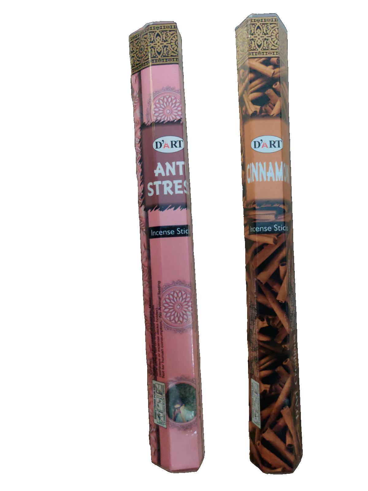

@ Dart Combo Of Canela And Anti Stress Incense Sticks Agarbatti