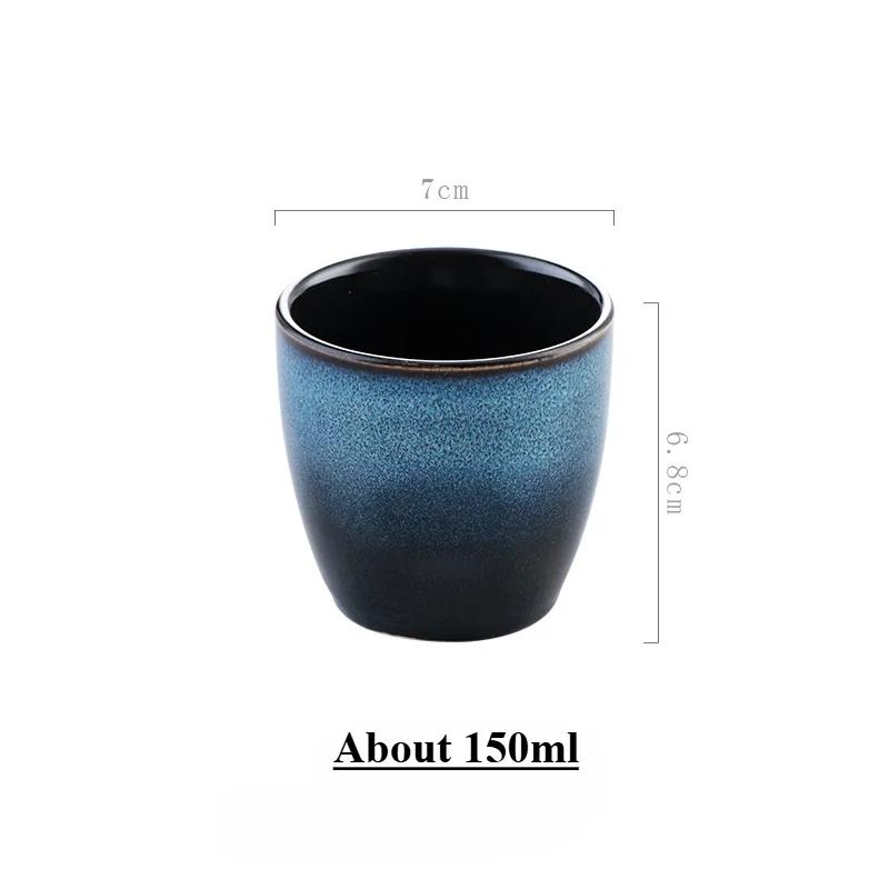 Japanese Ceramic Teacup Stoneware Mug Soup Cup For Tea Ceremony Minimalist Style Hotel Home Decoration Heat-Resistant Thickened