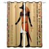 Curtain Ancient Egyptian God Of Wisdom Bedroom Kitchen Curtains Living Room Decoration Items Window Curtains for Living Room
