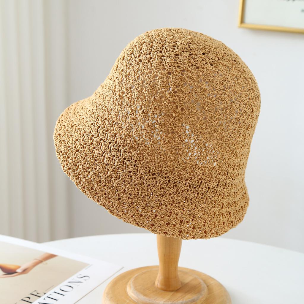 Summer Fashion Fisherman Seaside Sunhat, Beach New Bucket Hat Women Travel Casual Outdoor