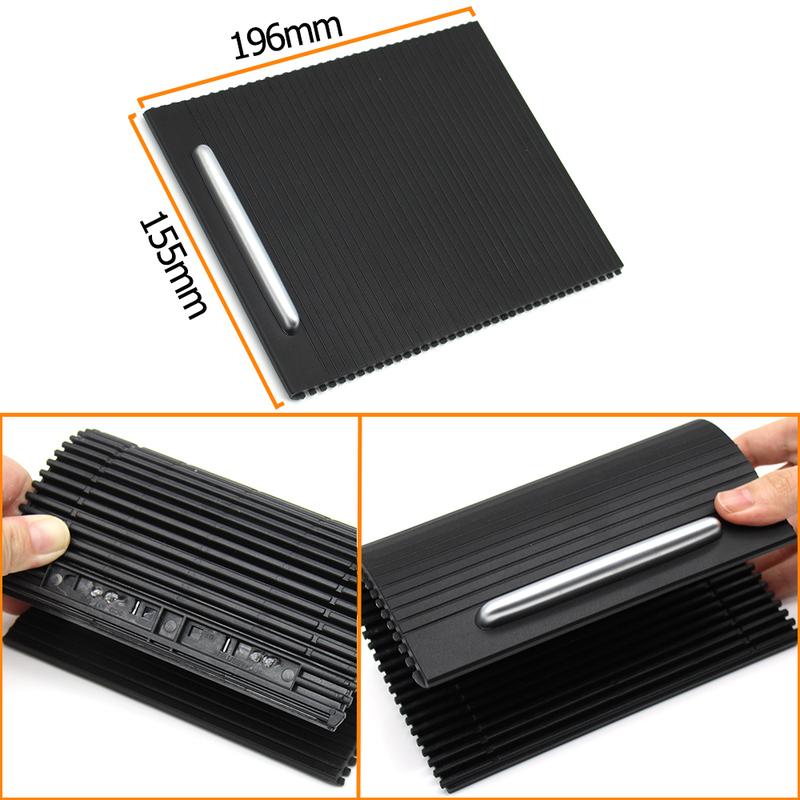 Car Center Console Drink Water Cup Holder Roller Shutter Panel Dust Cover Replacement For VW Passat B6 B7 CC 3CD8575039B9