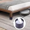 2/4 Piezas Elevadores de Muebles para Cama Elevación en Alturas Elevadores de Alta Resistencia para Sofá Sillón Escritorio Mesa Negro Redondo Cuadrado Protector de Suelo