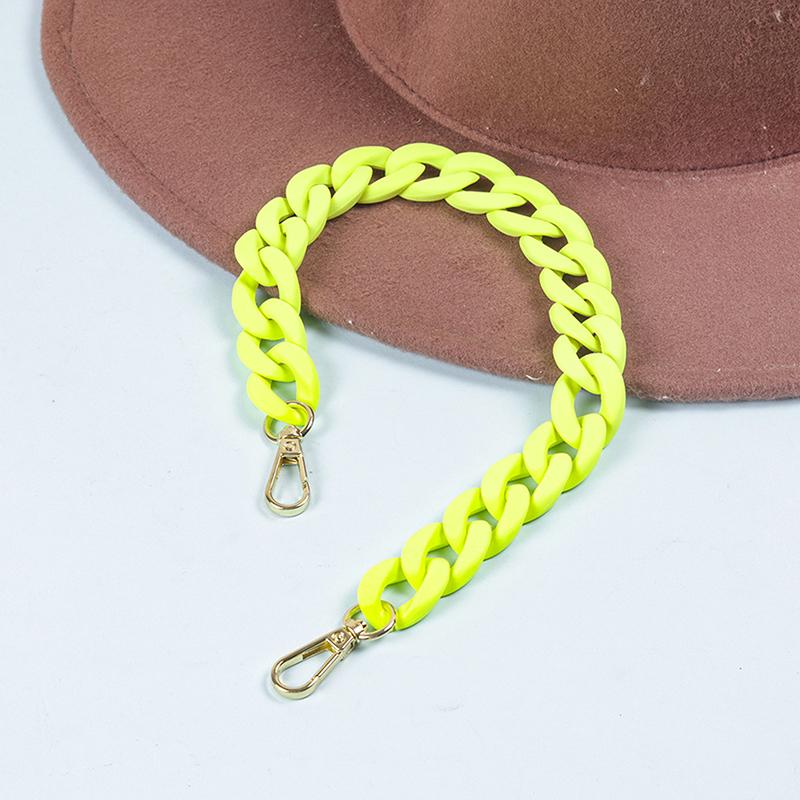 

Цветная цепочка на плечевом ремне сумка через плечо цепочка ювелирные изделия аксессуары кулон as the picture