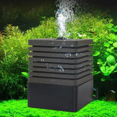 Convenient 3 In1 Bio Sponge Filter Black Mute Fish and Shrimp Tank Aerator Cleaning Debris Plastic Shrimp Pond Air Pump Aquarium