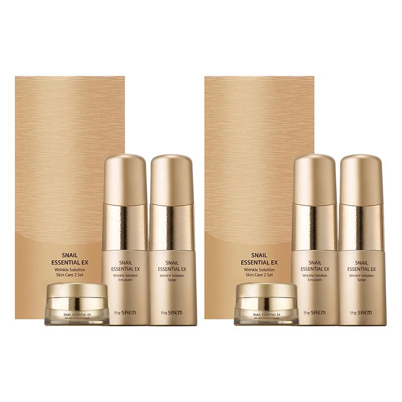 The Saem Snail Essential EX Wrinkle Solution Skin Care 2 Set (2 Options)