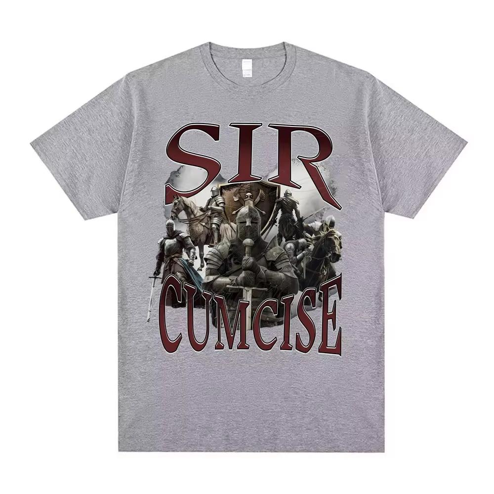 2026 Sir Cumcise Graphic T Shirt Men Women Vintage Tshirt Short Sleeve Men Casual Crewneck T Shirts Man pure Cotton Top