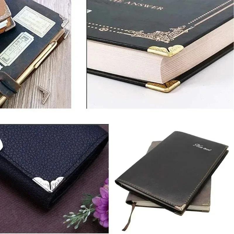 500/50x Photo Corner Protectors Albums Menus Books Folders Scrapbooking Edge Metal Corners Decoration Crafts Office Supplies